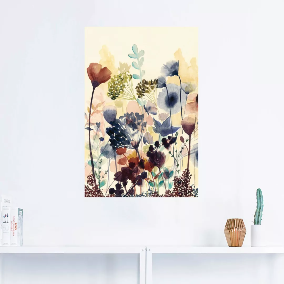 Artland Wandbild »Sonnengetrocknete Blüten I«, Blumenwiese, (1 St.) günstig online kaufen