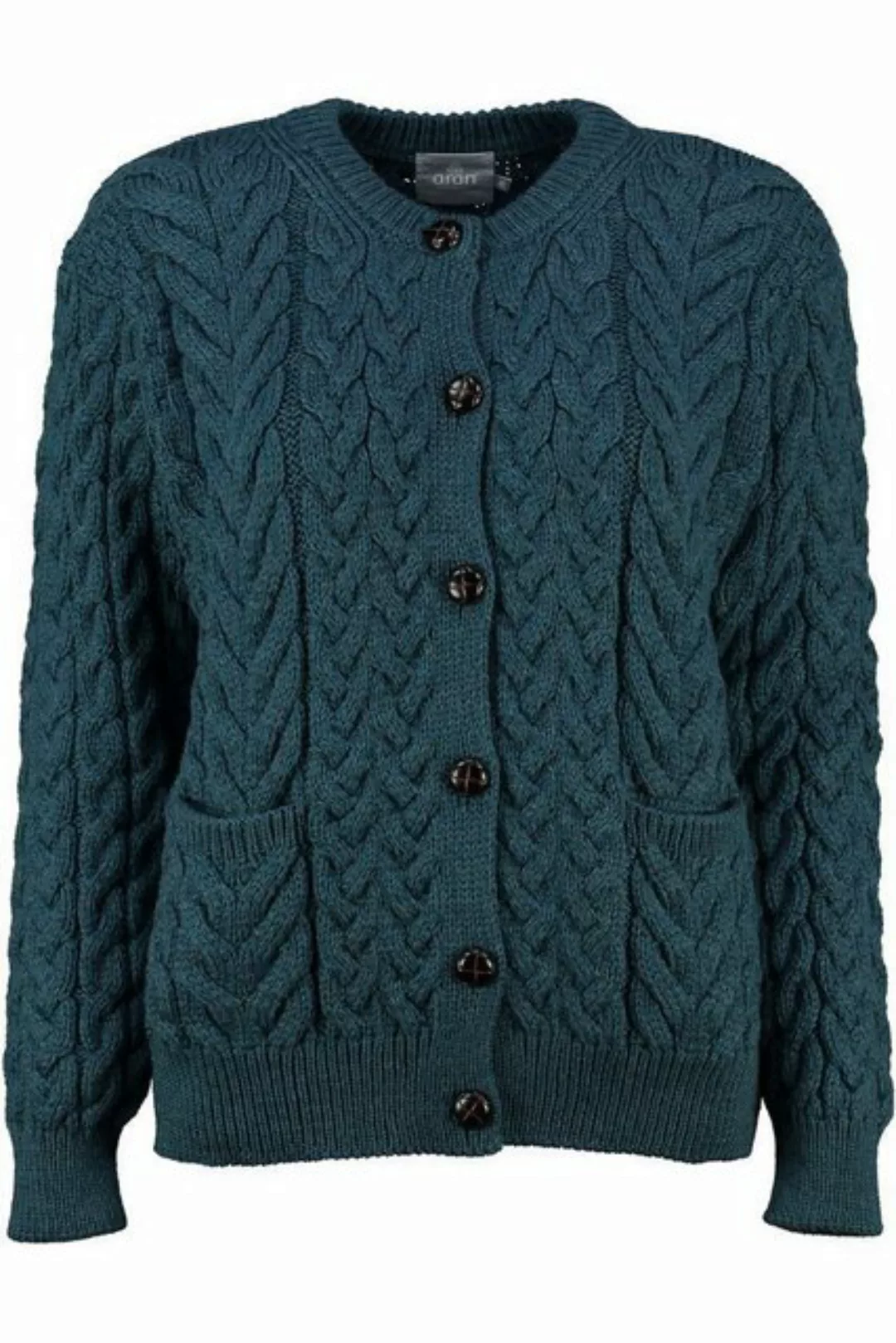 Carraig Donn Strickjacke im typischen Irland Aran Strick günstig online kaufen