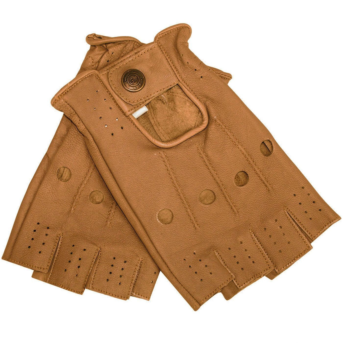 German Wear Lederhandschuhe Driving-GL3 Driving Halbfinger günstig online kaufen