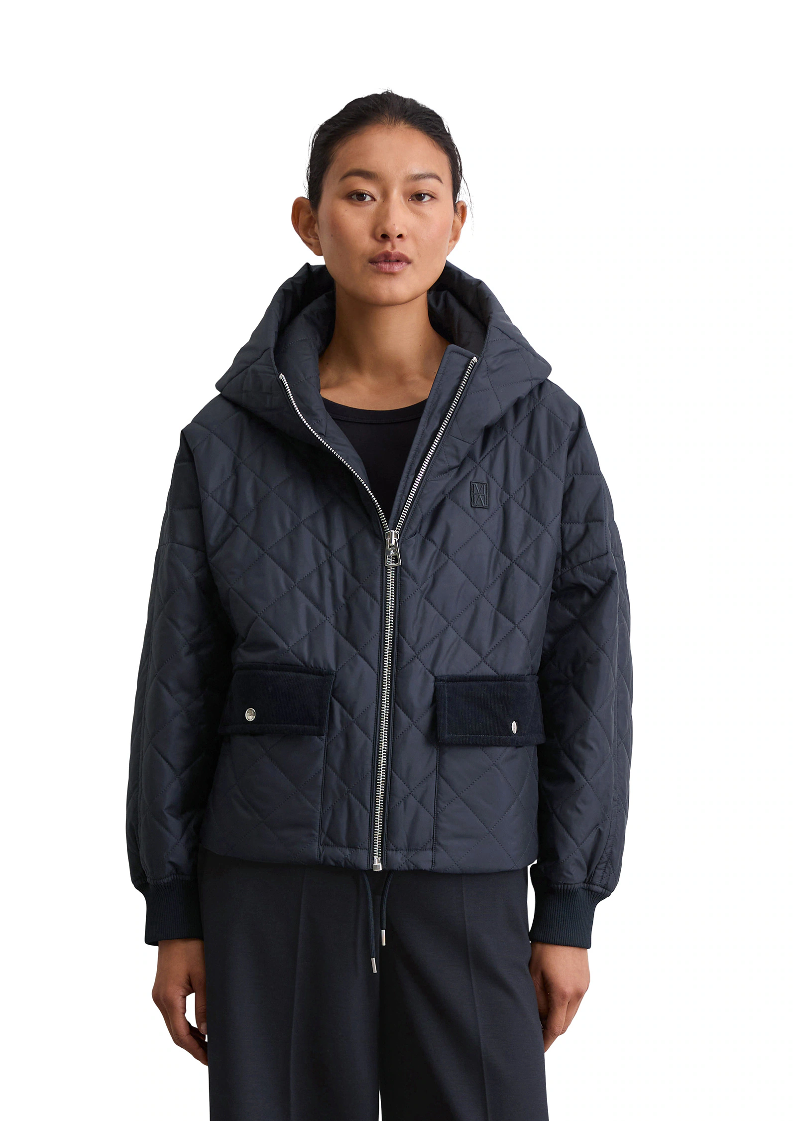Marc OPolo Outdoorjacke "aus recyceltem Polyester", mit Kapuze günstig online kaufen