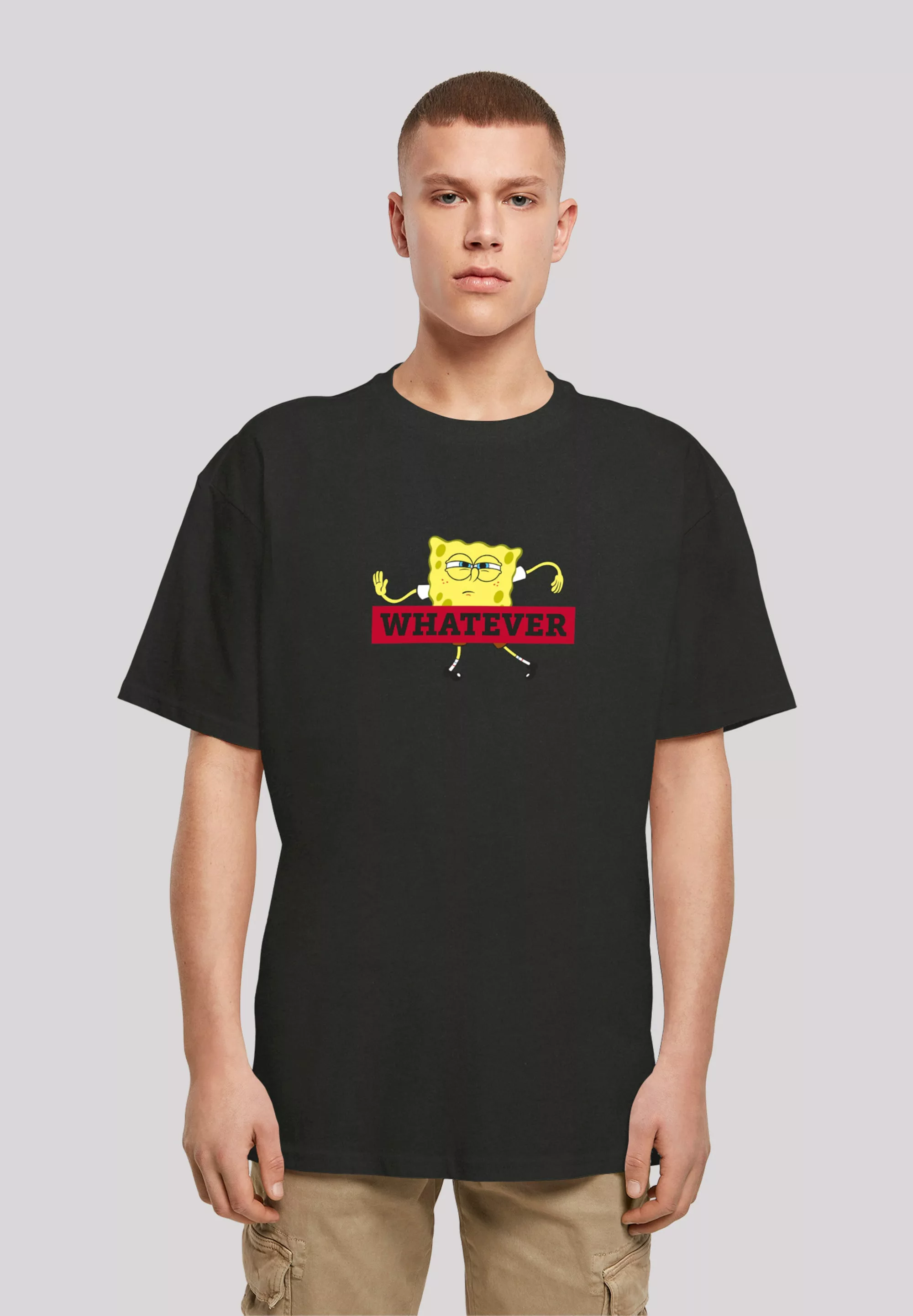F4NT4STIC T-Shirt "Spongebob Schwammkopf WHATEVER", Print günstig online kaufen