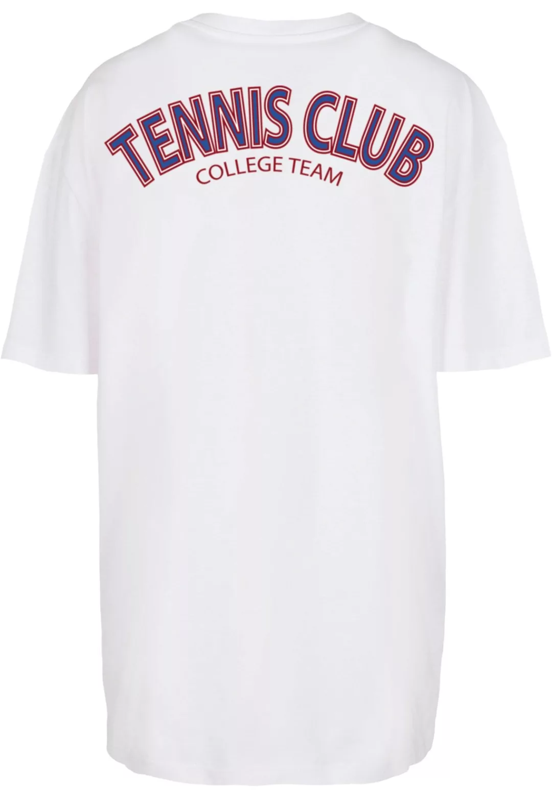 Merchcode T-Shirt "Merchcode Damen Ladies College Club Boyfriend Tee", (1 t günstig online kaufen