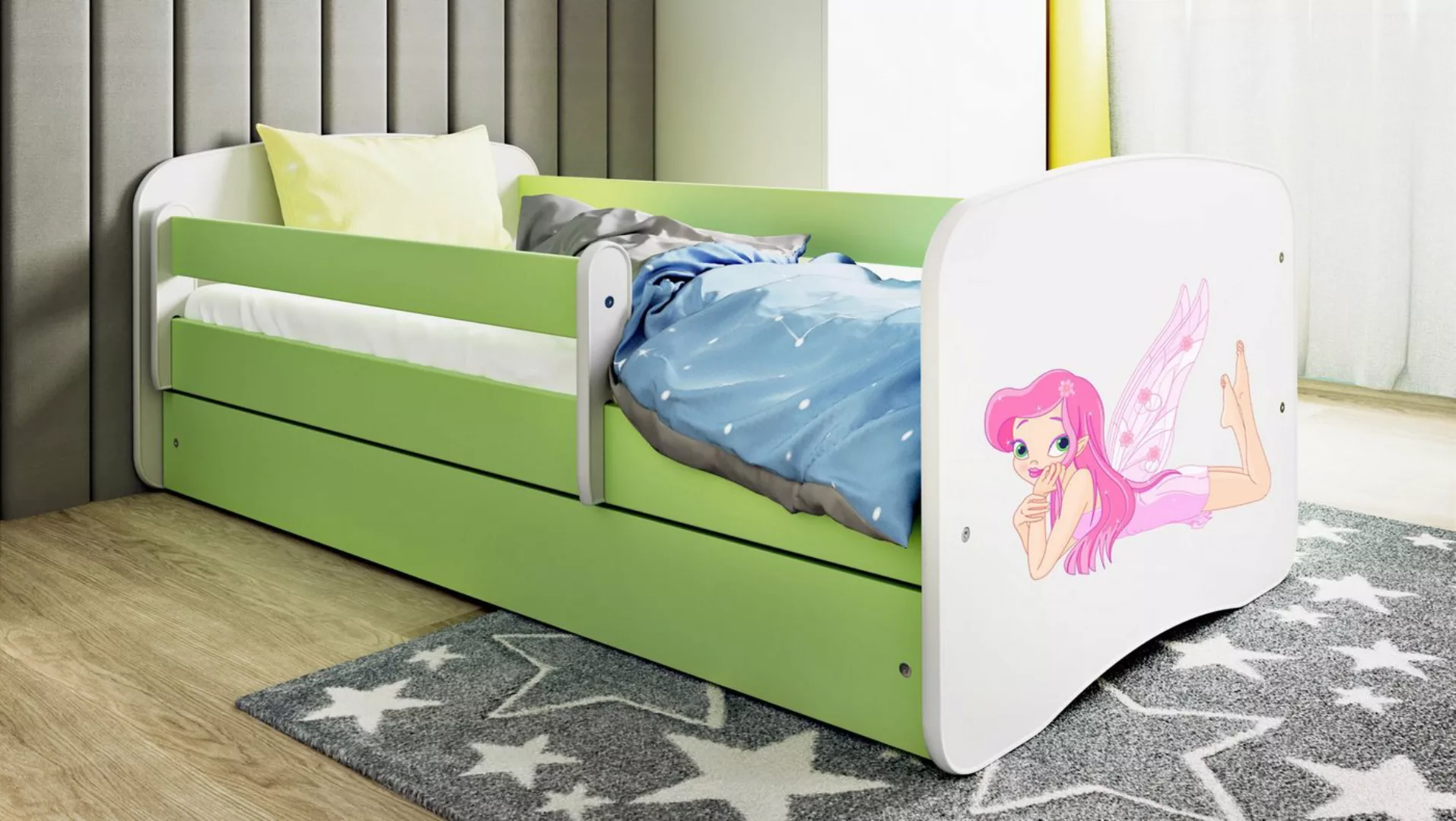 Raumhirsch Furniture Kinderbett mit Schublade – Jugendbett BABYDREAMS Kinde günstig online kaufen