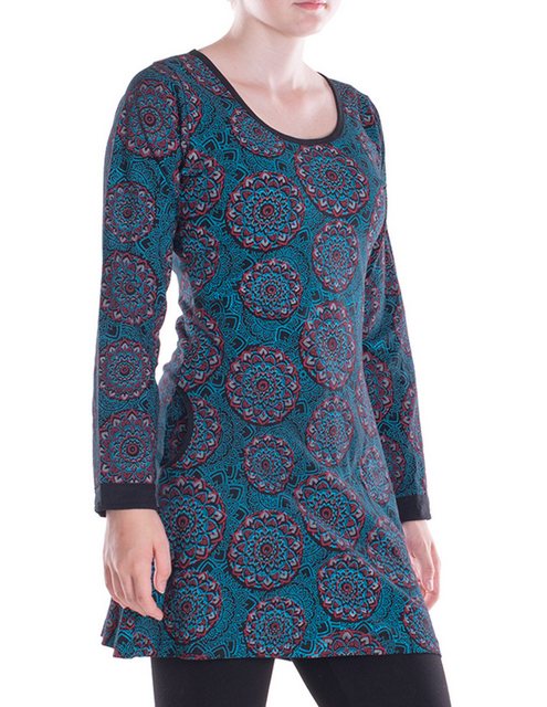 Vishes Tunikakleid Leichtes Langarmshirt-Kleid Damen Kleider Langarm Tunika günstig online kaufen