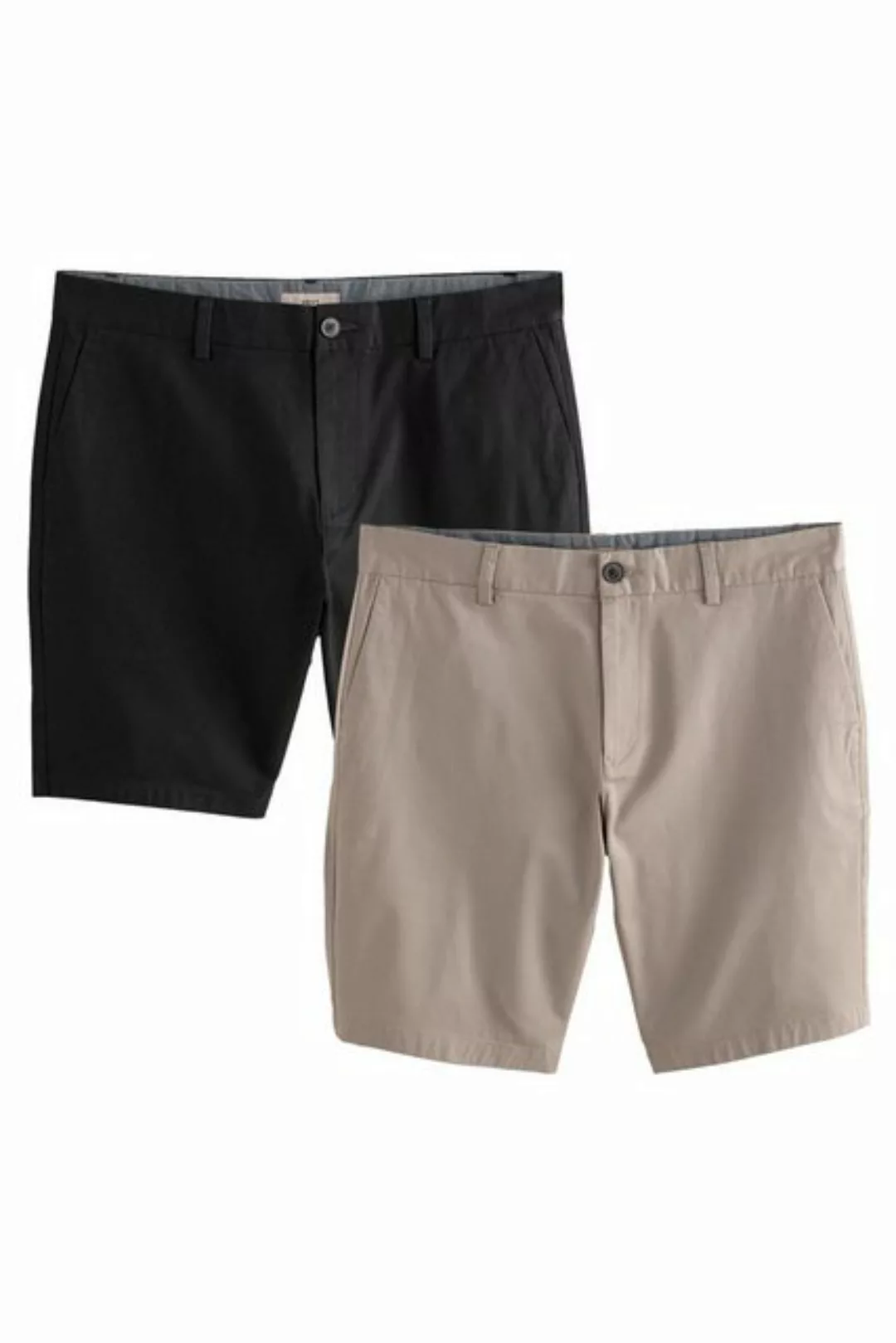 Next Shorts Slim Fit Stretch-Chinoshorts, 2er-Pack (2-tlg) günstig online kaufen