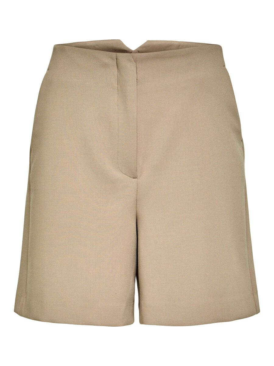 SELECTED High Waist Shorts Damen Braun günstig online kaufen