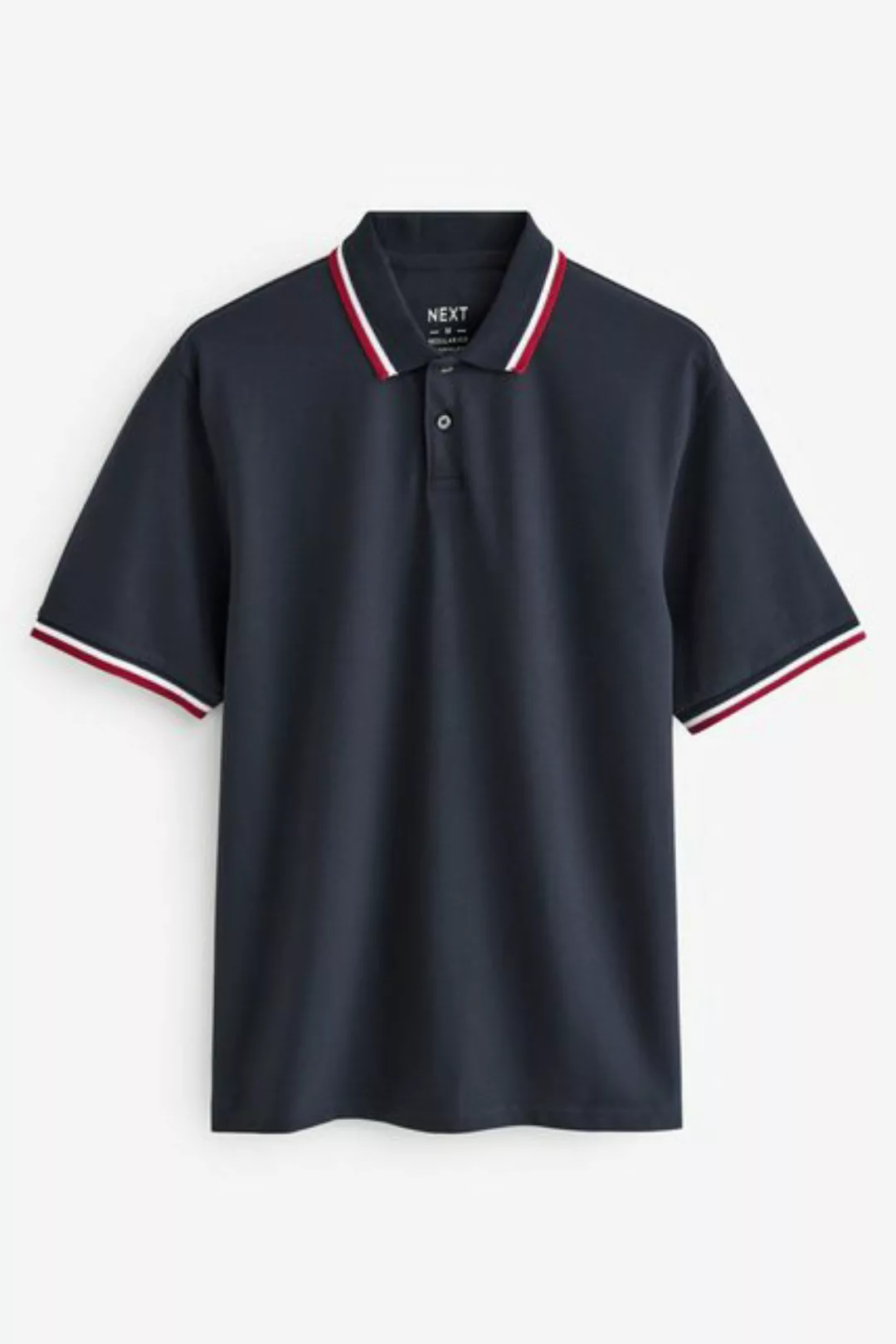 Next Poloshirt Pikee-Poloshirt im Regular Fit mit Kragenstreifen (1-tlg) günstig online kaufen
