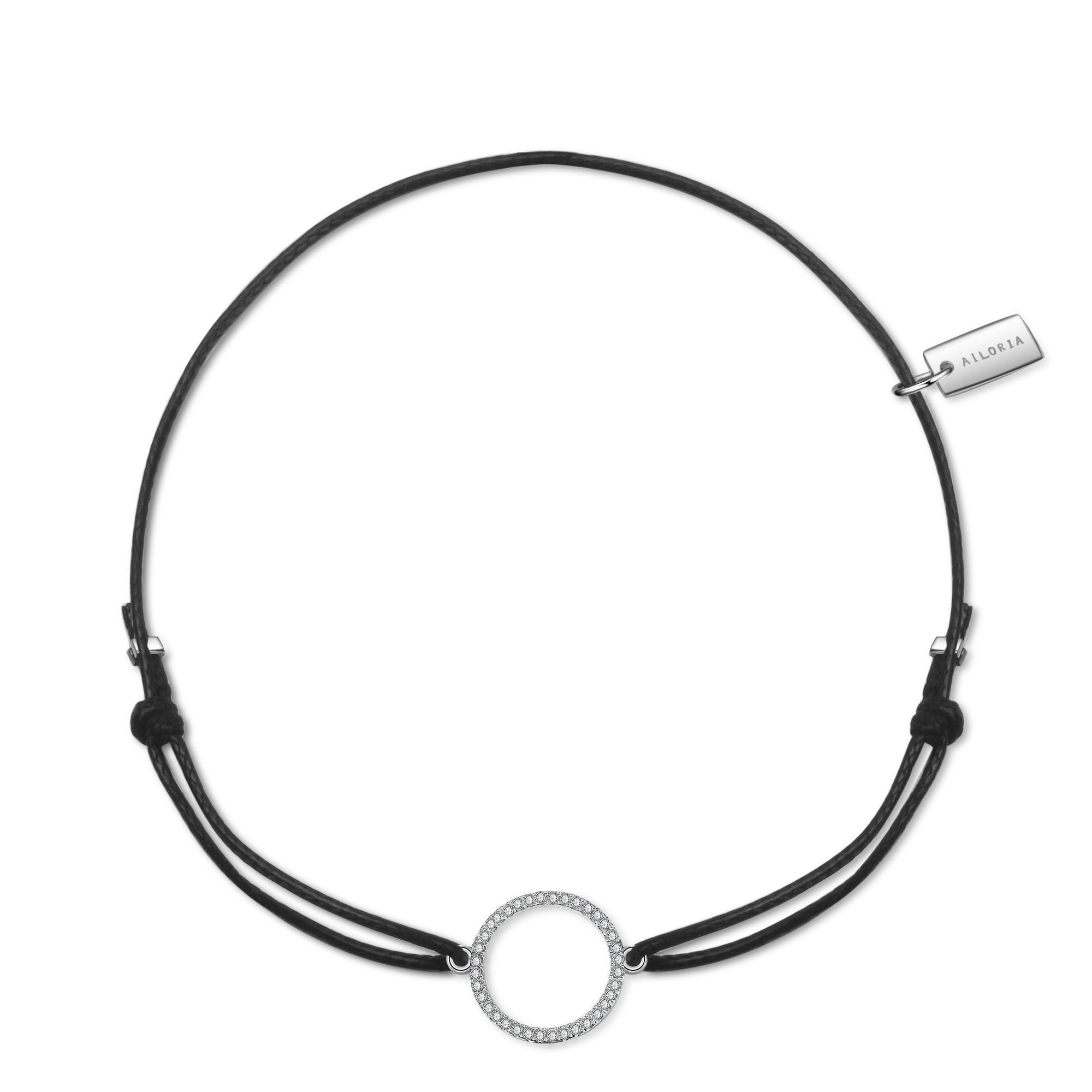 AILORIA Armband LAURE Armband schwarz/silber, Armband günstig online kaufen