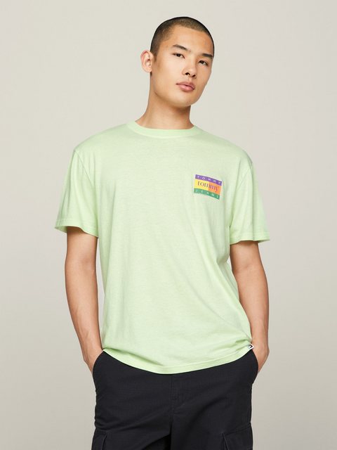 Tommy Jeans T-Shirt TJM REG SUMMER FLAG TEE EXT Mehrfarbiger Rückenprint günstig online kaufen