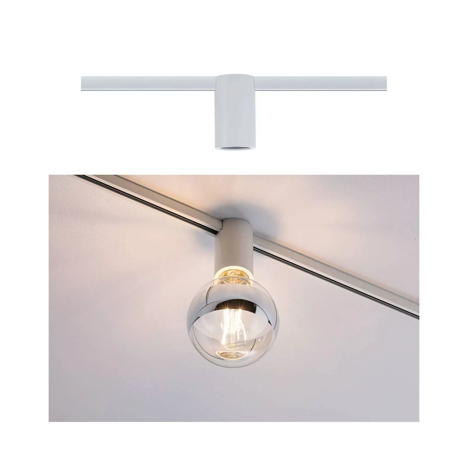 Paulmann URail Ceiling Socket E27, weiß günstig online kaufen