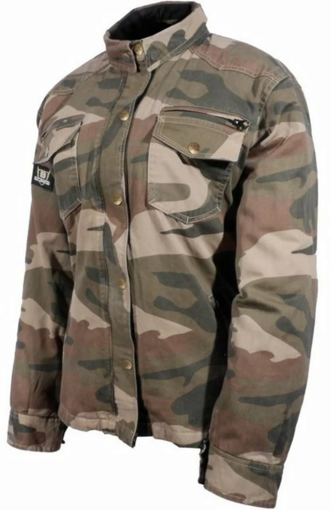 Bores Motorradjacke Military Jack Camo Motorrad Hemd günstig online kaufen