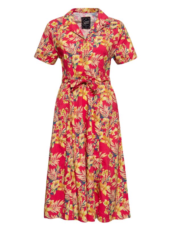 Swing-Kleid Hawaii Rot günstig online kaufen