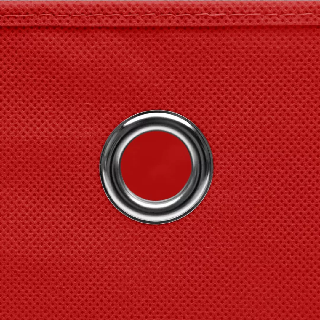 Aufbewahrungsboxen Mit Deckeln 4 Stk. 28x28x28 Cm Rot günstig online kaufen