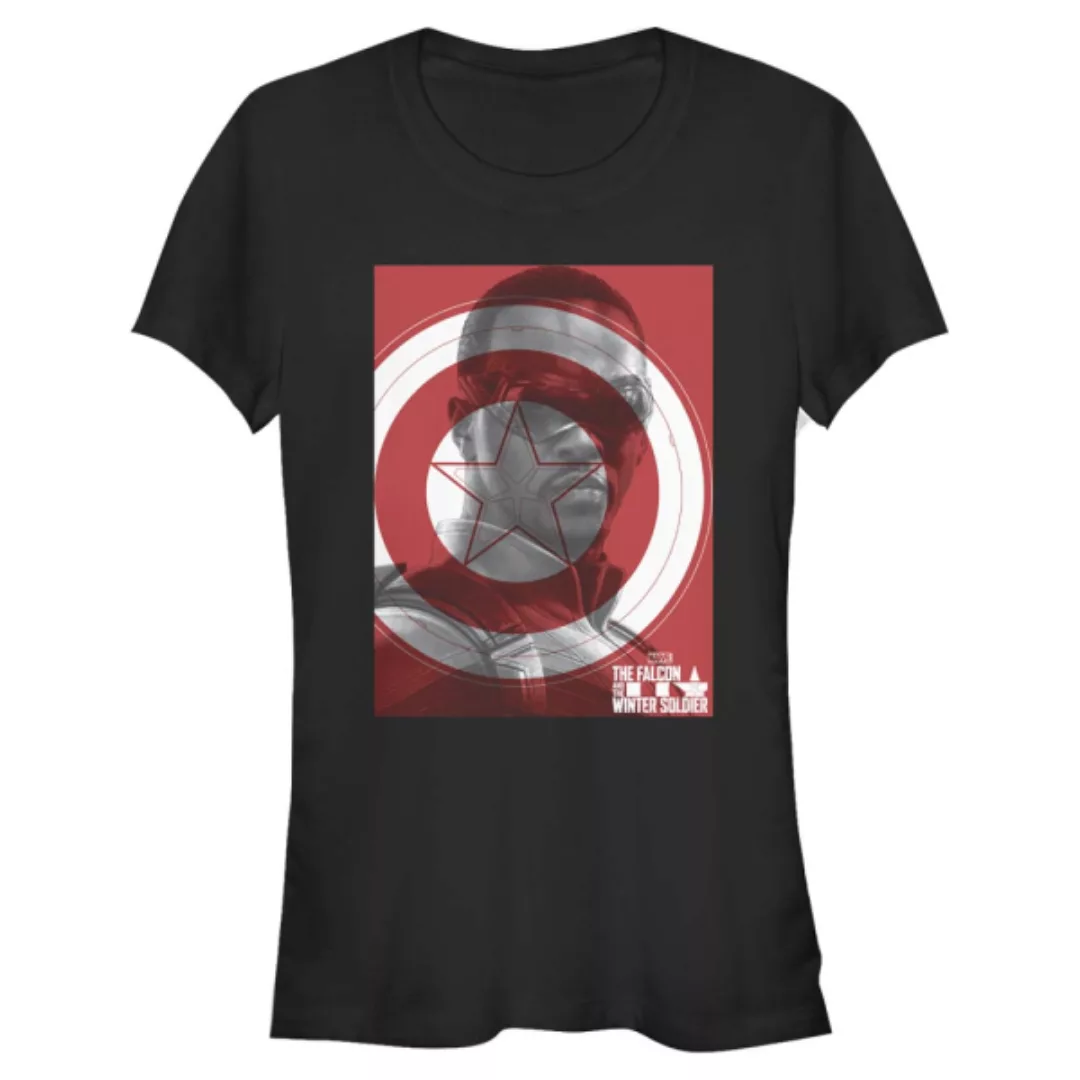 Marvel - The Falcon and the Winter Soldier - Falcon Shield - Frauen T-Shirt günstig online kaufen