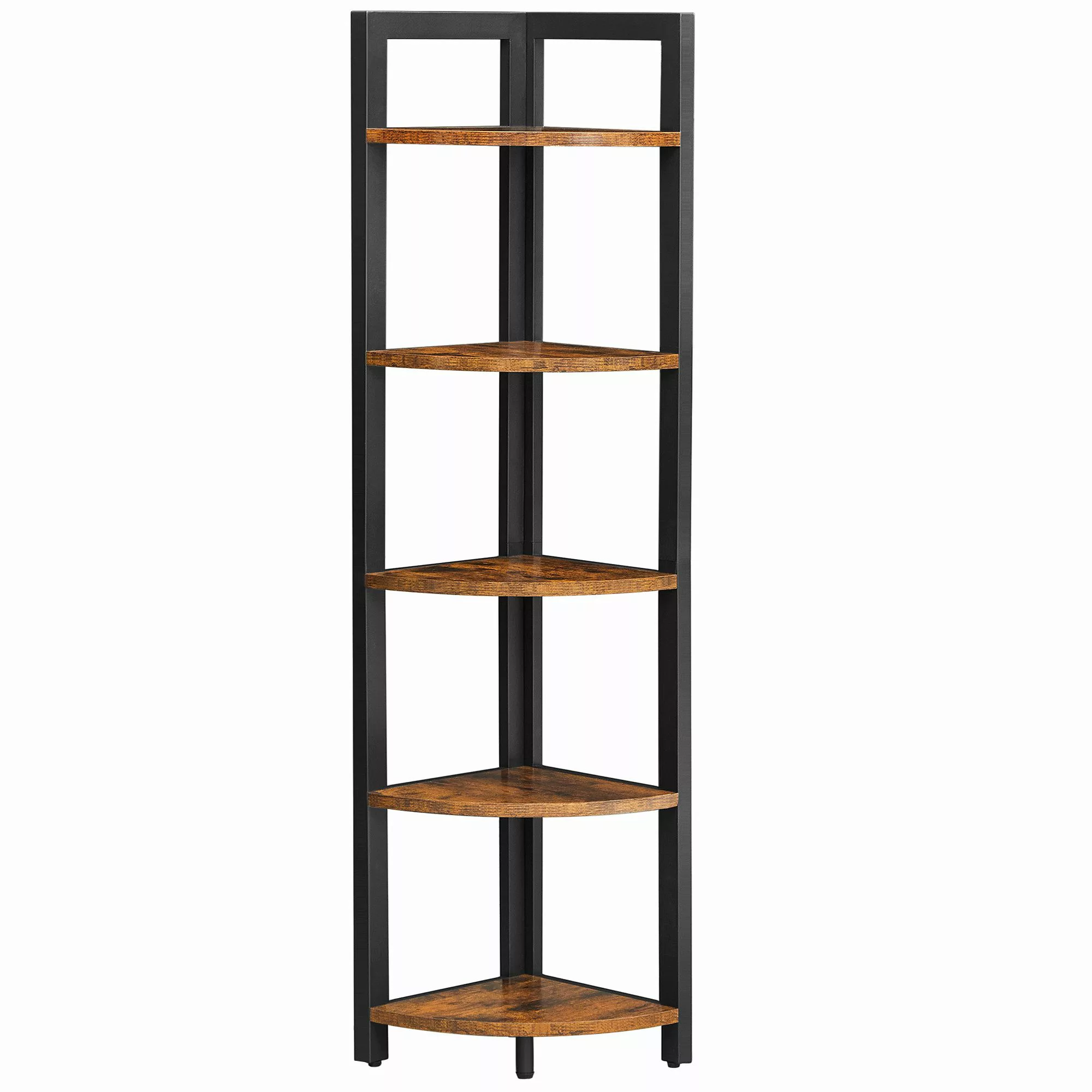 VASAGLE Eckregal, 5 Ablagen, Bücherregal, Aufbewahrungsregal, günstig online kaufen