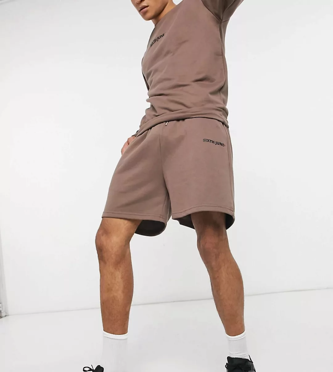Sixth June – Essential – Shorts in Braun – exklusiv bei ASOS günstig online kaufen