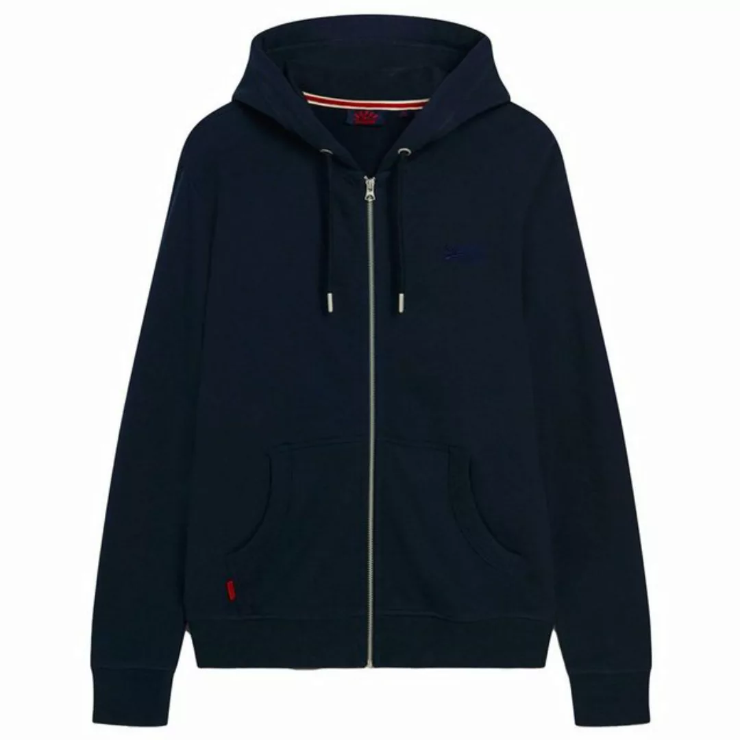 Superdry Sweatshirt Herren Sweatjacke - Essential Logo Zip Hoodie günstig online kaufen