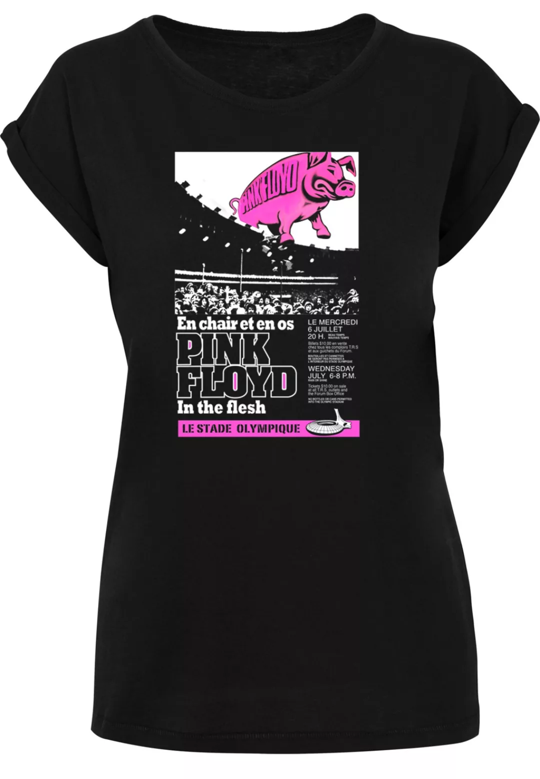 F4NT4STIC T-Shirt "Pink Floyd Le Stade Olympique Vintage Shirt", Damen,Prem günstig online kaufen