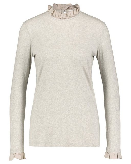 Rich & Royal T-Shirt Damen Longsleeve mit Rüschen (1-tlg) günstig online kaufen