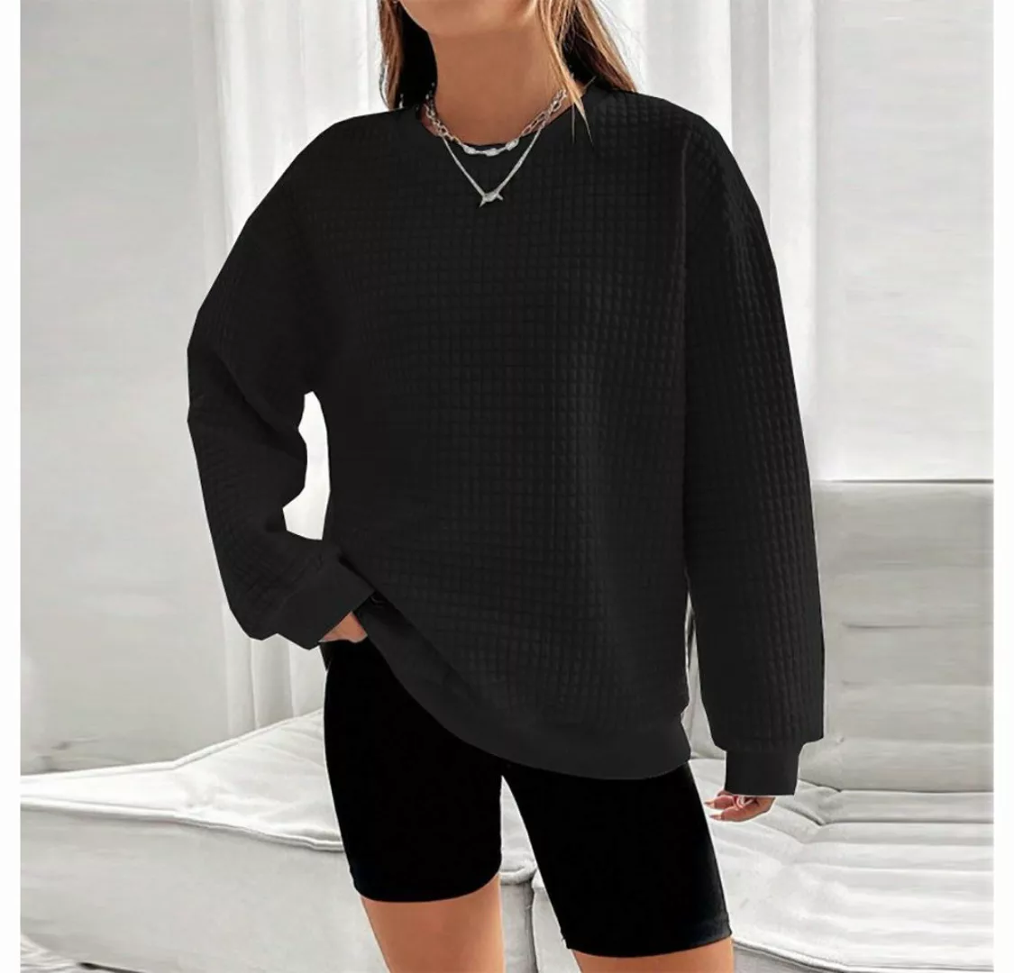 AFAZ New Trading UG Langarmbluse Großer Pullover, locker gestrickter Grobst günstig online kaufen