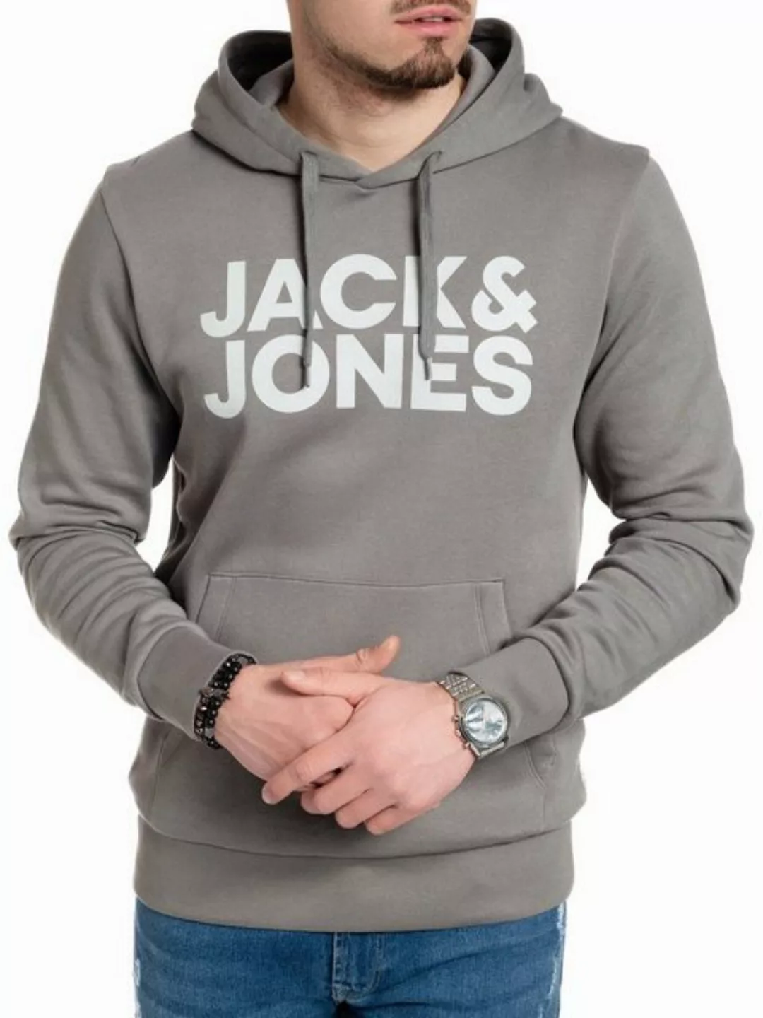 Jack & Jones Kapuzensweatshirt mit Kängurutasche günstig online kaufen