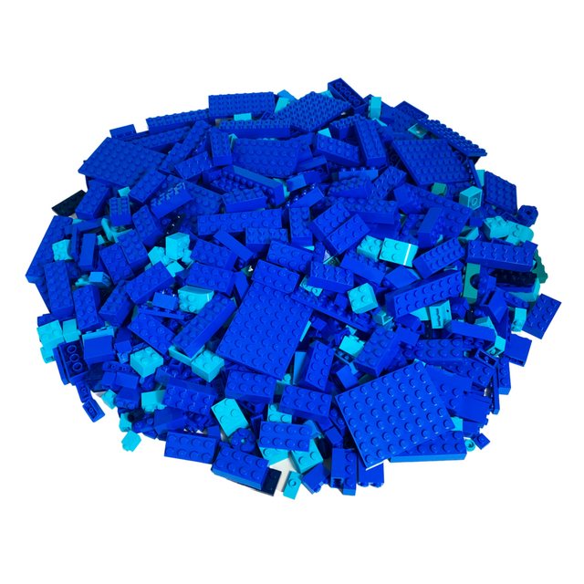 LEGO® Spielbausteine LEGO® Steine Sondersteine Blau Gemischt NEU! Menge 400 günstig online kaufen