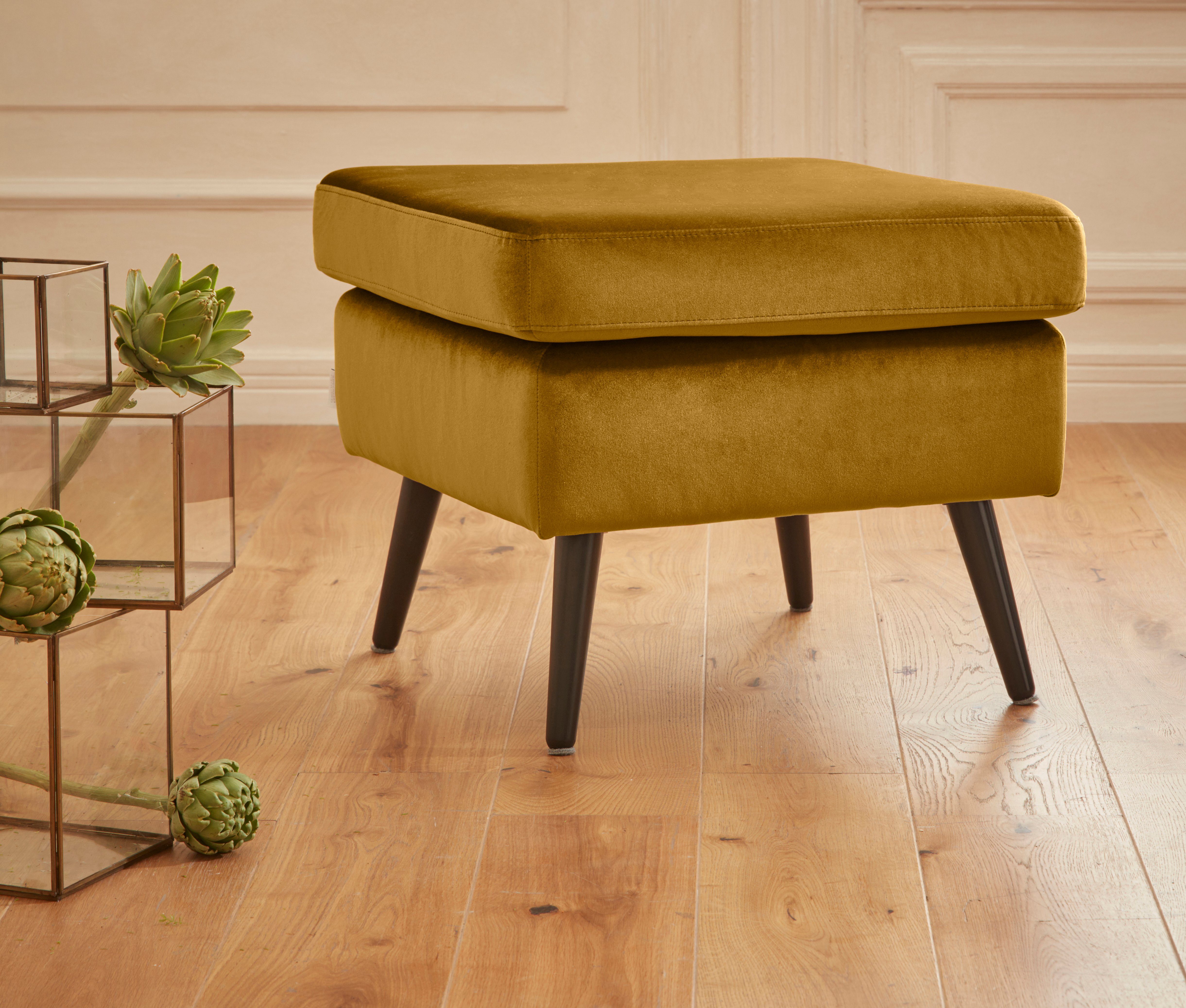 Home affaire Hocker "Salla", Bezug auch in Luxus-Microfaser in Teddyfellopt günstig online kaufen