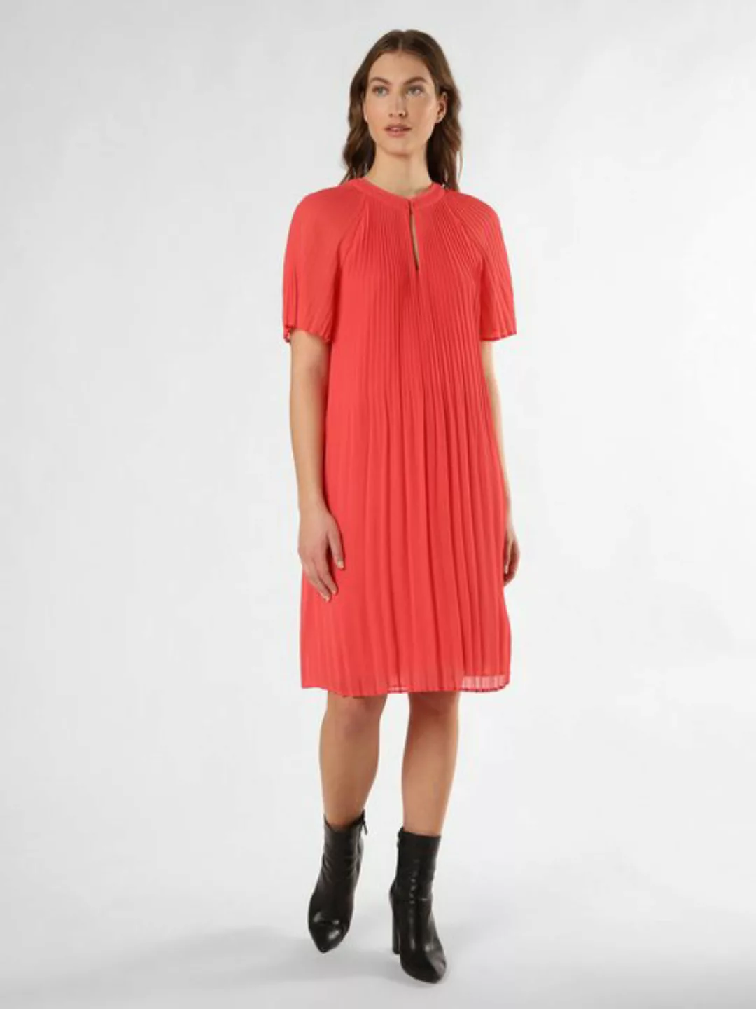 Comma Minikleid Chiffon-Kleid mit Plisseefalten günstig online kaufen
