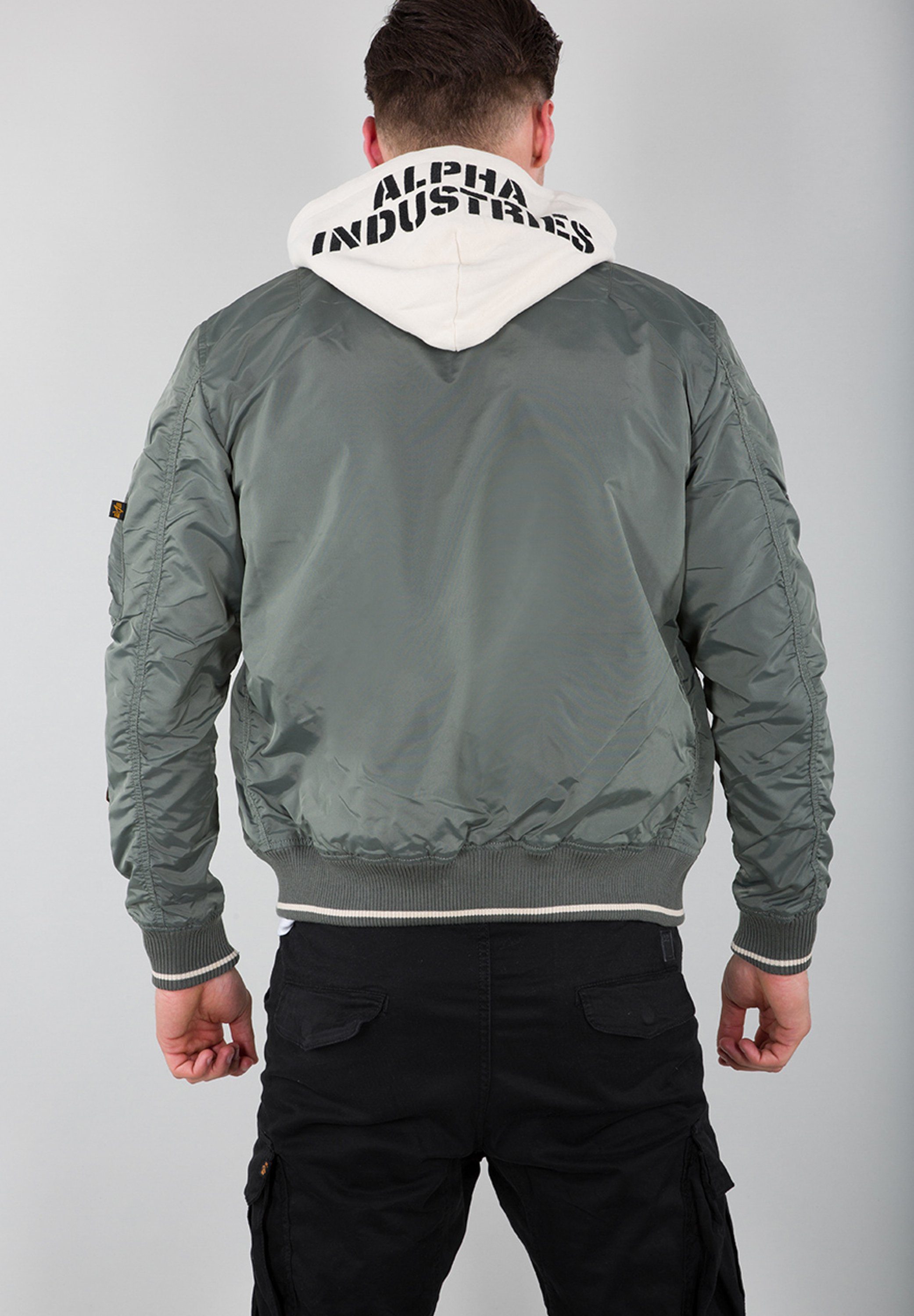 Alpha Industries Bomberjacke "MA-1 TT Hood Patch Bomberjacke" günstig online kaufen