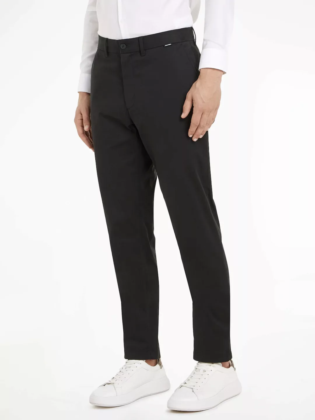 Calvin Klein Chinohose MODERN TWILL SLIM CHINO mit Logoprägung günstig online kaufen