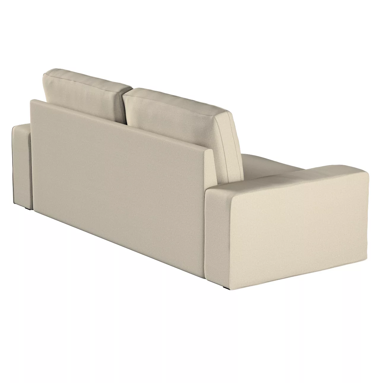 Bezug für Kivik 3-er Bettsofa, grau-beige, Kivik 3-er Bettsofabezug, Amster günstig online kaufen