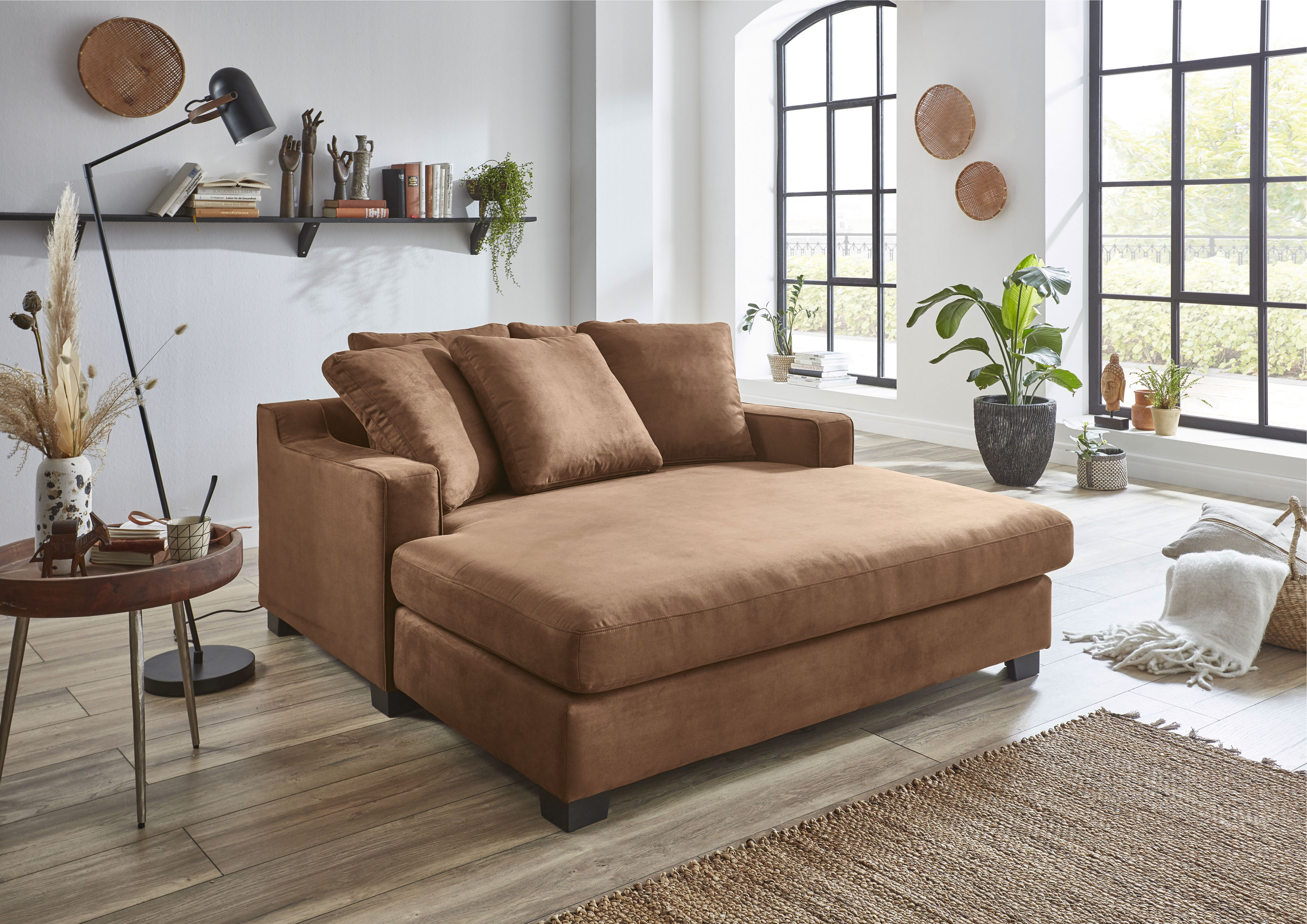 ATLANTIC home collection XXL-Sessel "Nobel", Megasessel, Loveseat, inkl. 5 günstig online kaufen