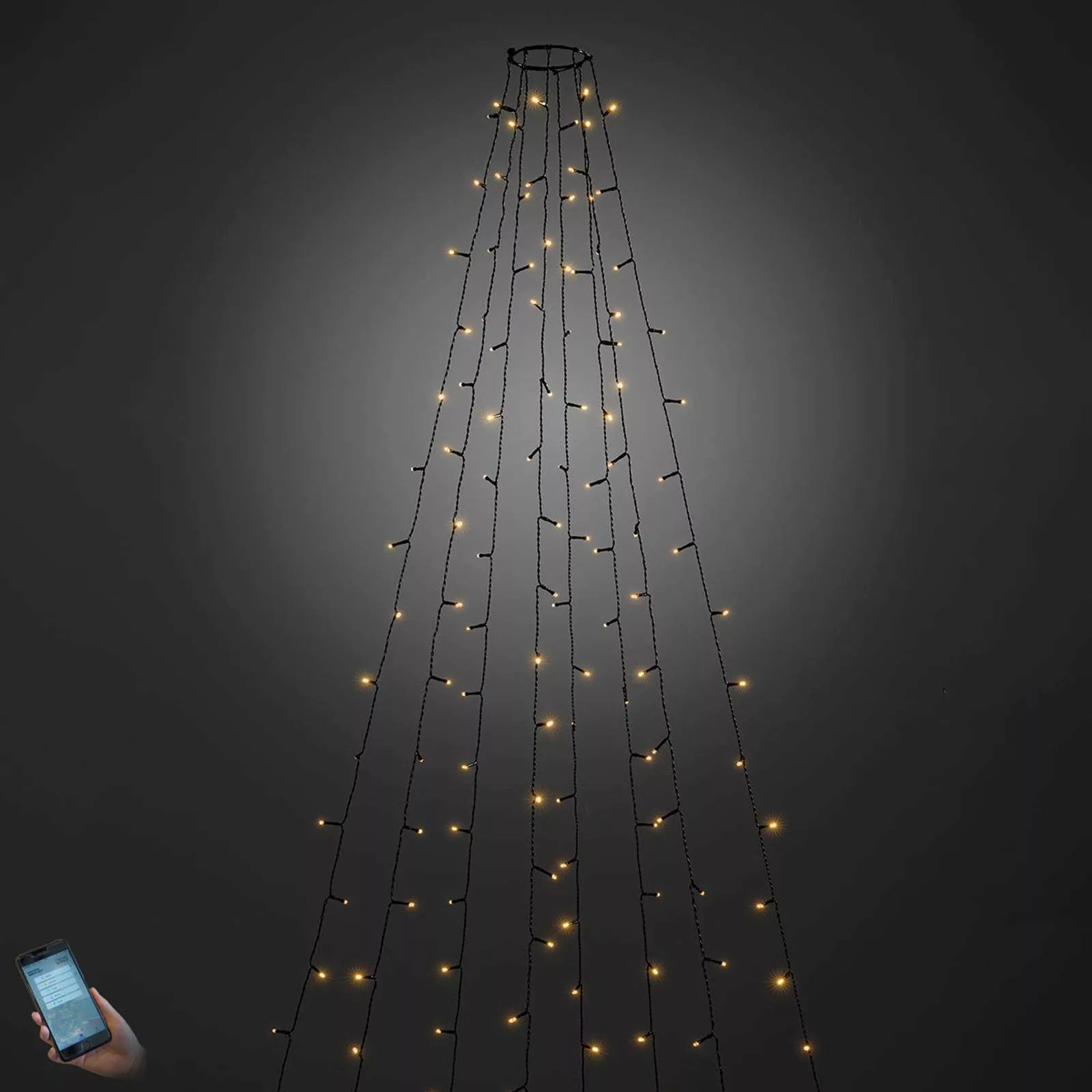 KONSTSMIDE LED-Baummantel »Weihnachtsdeko aussen, Christbaumschmuck«, 400 S günstig online kaufen