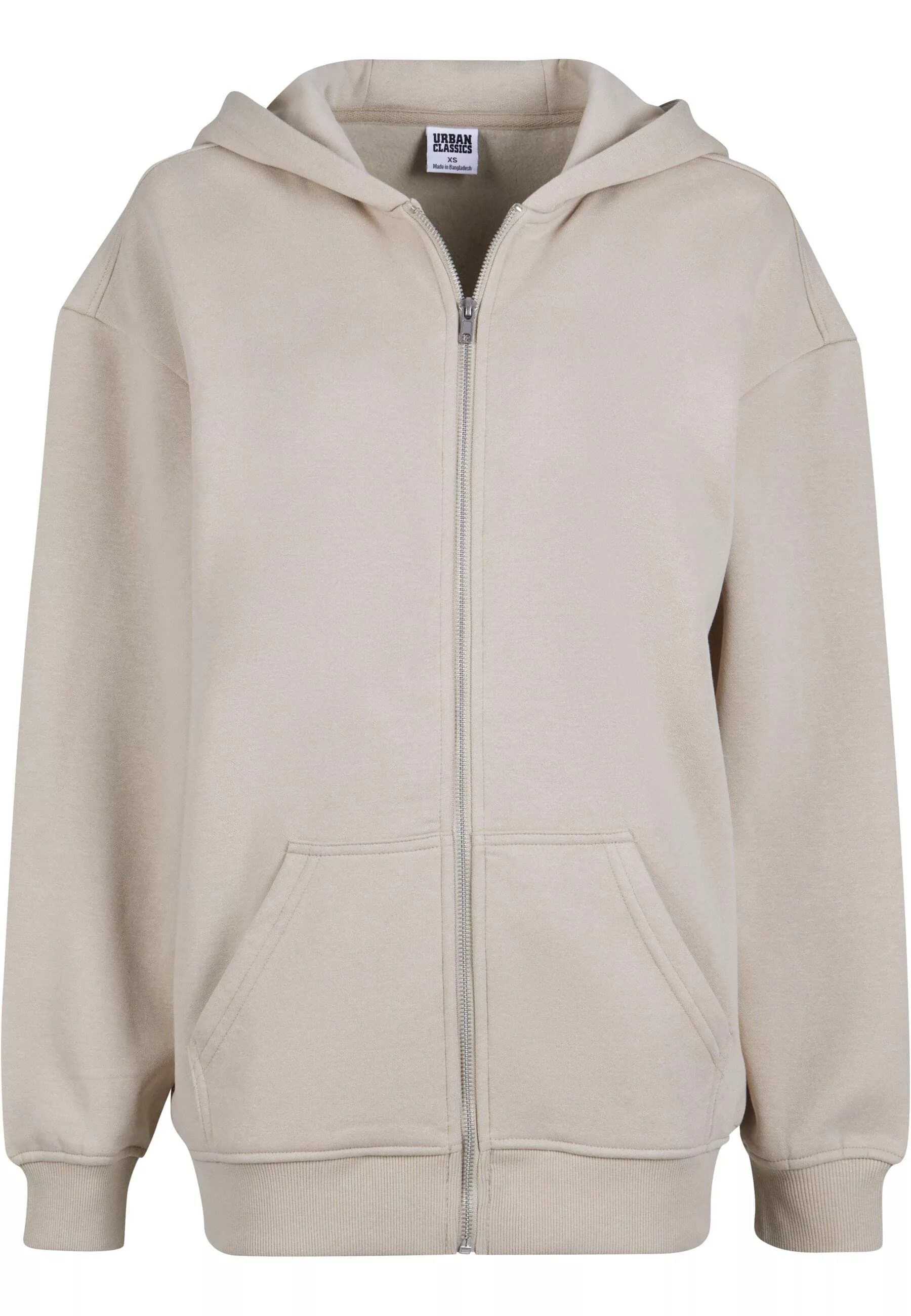 URBAN CLASSICS Sweatjacke "Urban Classics Damen Ladies Oversized Zip Hoody" günstig online kaufen