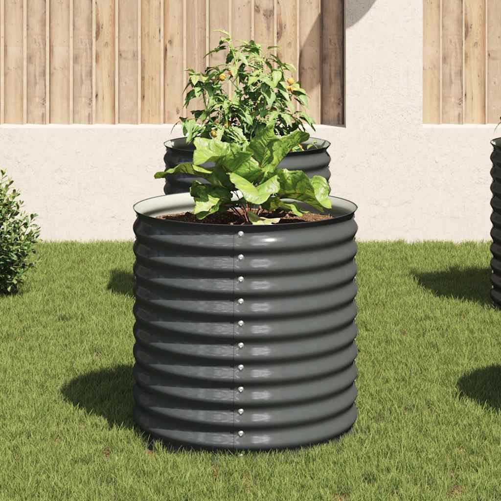 vidaXL Hochbeet Garten-Hochbeet 80x80x81 cm Verzinkter günstig online kaufen