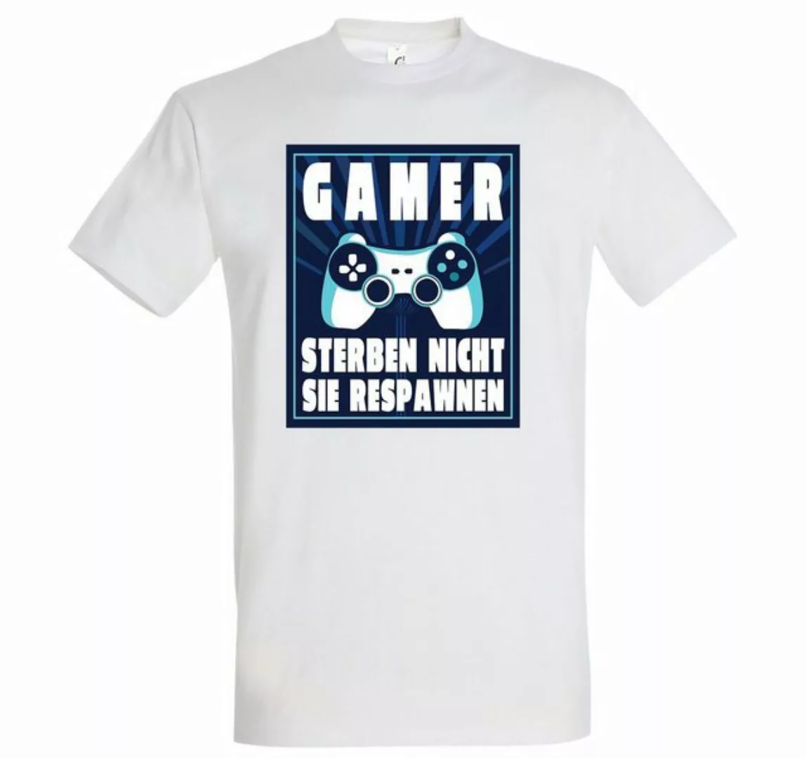 Youth Designz T-Shirt "Gamer Sterben Nicht, Sie Respawnen" Herren T-Shirt m günstig online kaufen
