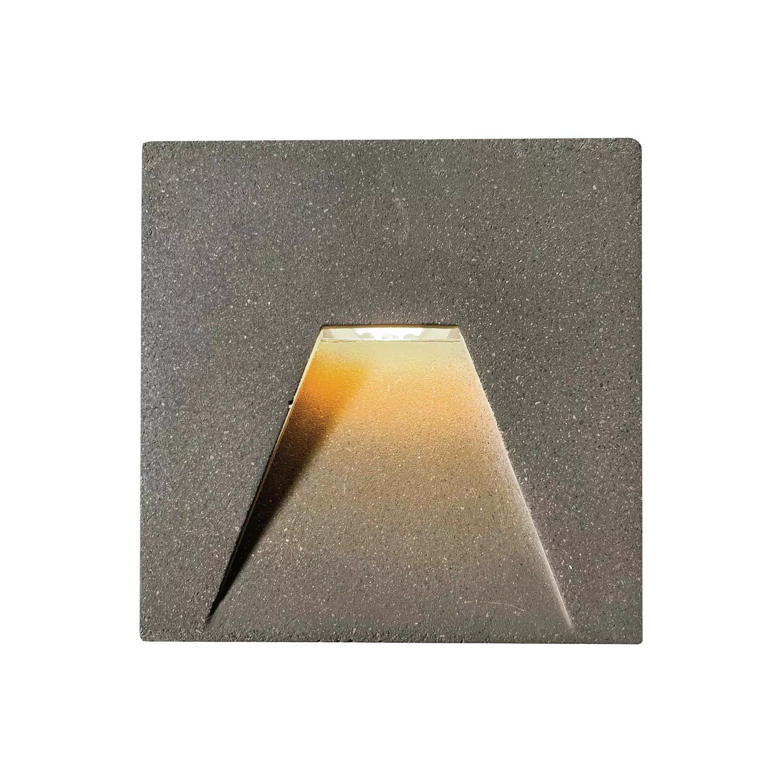 LED-Außenwandeinbauleuchte Space, grau, 10x10 cm günstig online kaufen