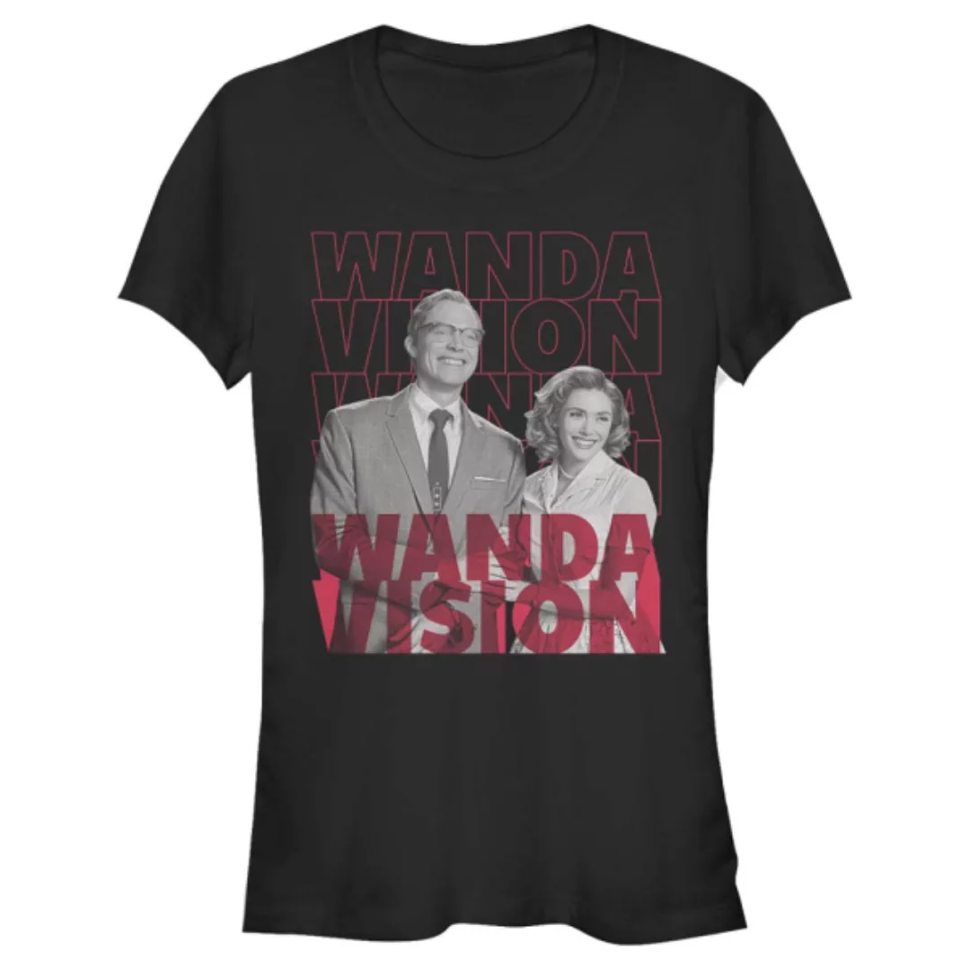 Marvel - WandaVision - Scarlet Witch & Vision Repeating Text - Frauen T-Shi günstig online kaufen