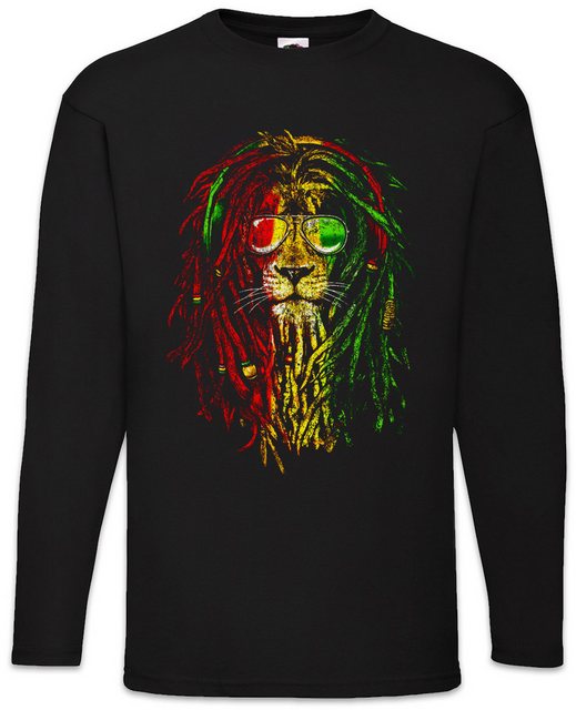 Urban Backwoods Langarmshirt Zion Lion I Langarm T-Shirt Haile Jah Selassie günstig online kaufen