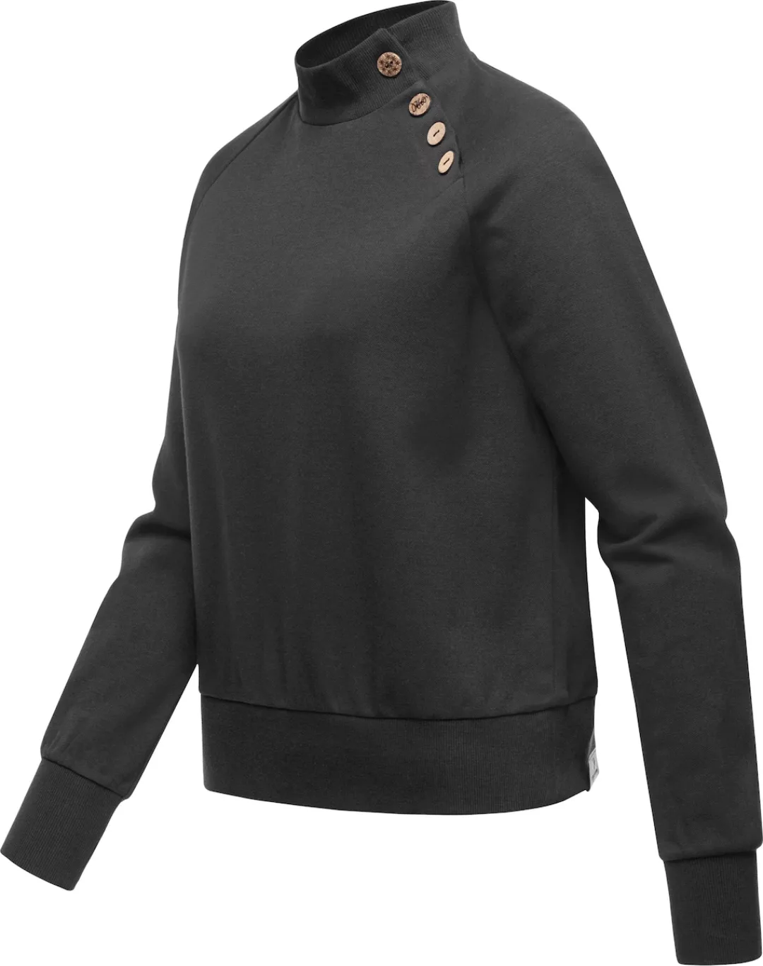 Ragwear Sweatshirt "Majjorka Solid", Damen Langarmshirt mit Rippbündchen un günstig online kaufen