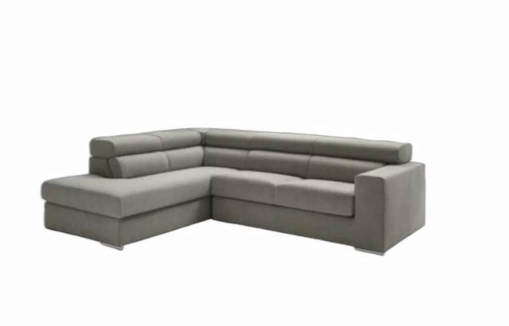 Xlmoebel Ecksofa Elegantes Grau L-Sofa Zeitgenössischer Stil Luxuriöse Eckc günstig online kaufen