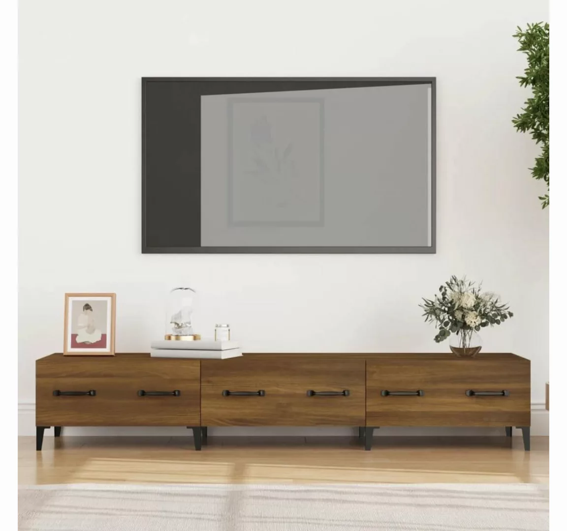 vidaXL TV-Schrank TV-Schrank Braun Eichen-Optik 150x34,5x30 cm Holzwerkstof günstig online kaufen