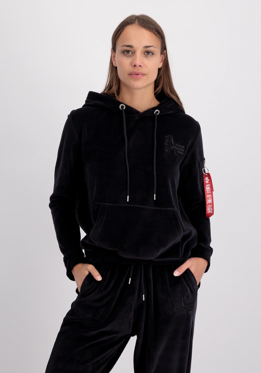 Alpha Industries Hoodie "Alpha Industries Women - Hoodies Frottee Hoodie Wm günstig online kaufen