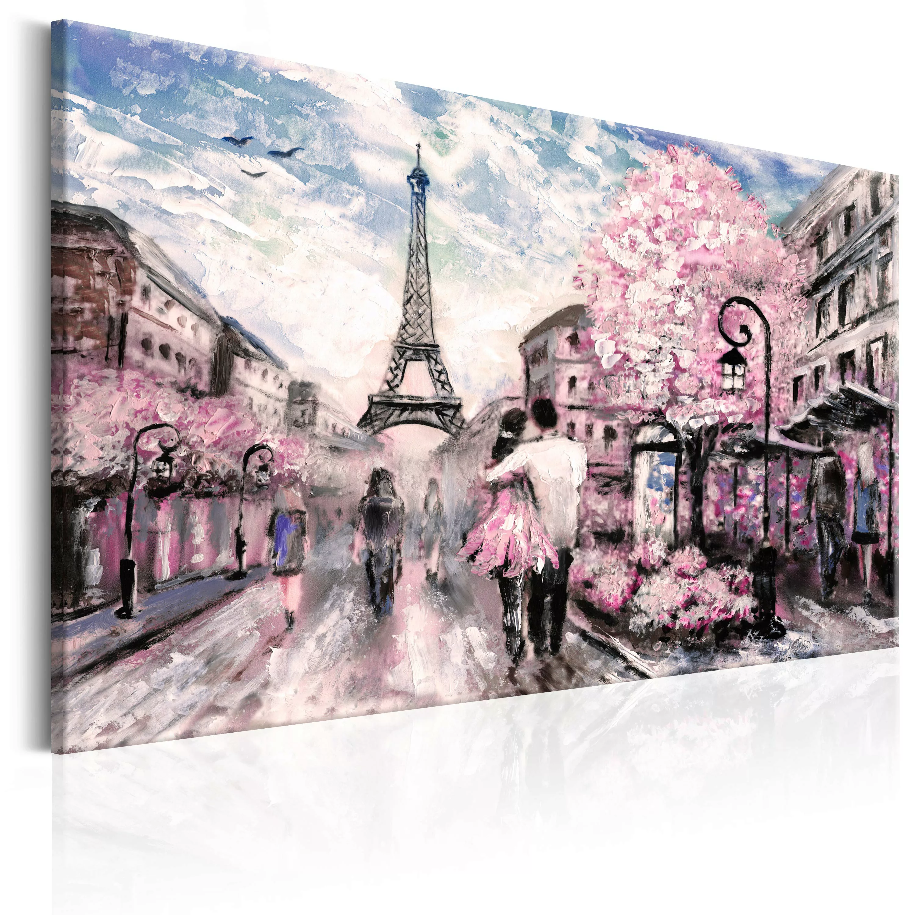 Wandbild - Pink Paris günstig online kaufen