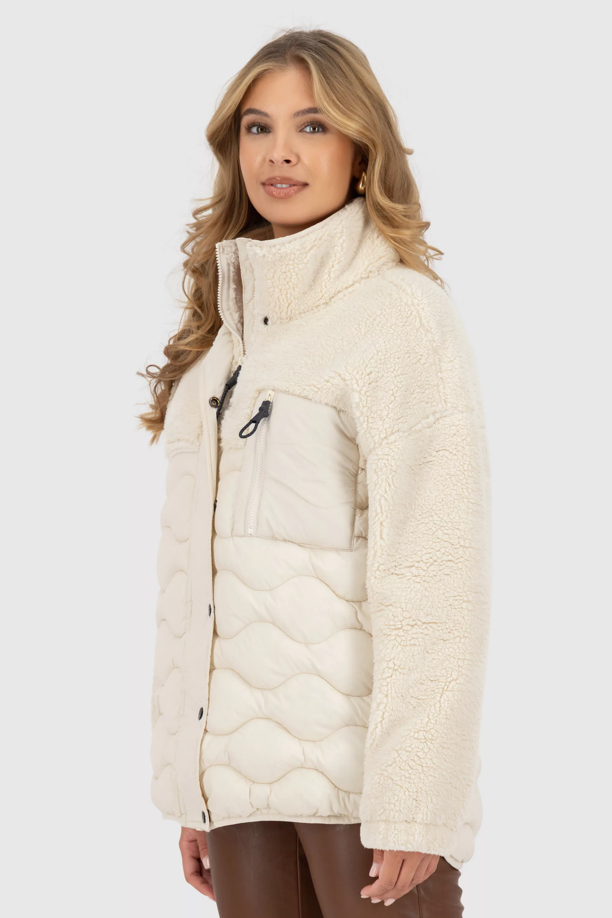 Alife & Kickin Winterjacke "EveAK G Teddy Jacket Damen Winterjacke, Anorak, günstig online kaufen