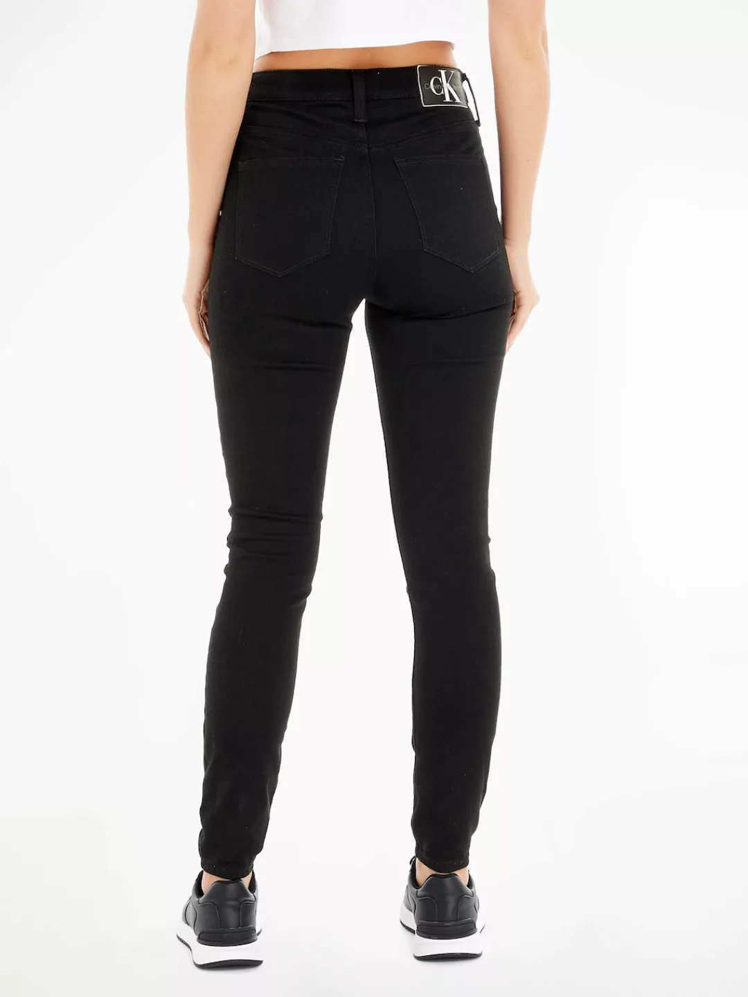 Calvin Klein Jeans Skinny-fit-Jeans HIGH RISE SUPER SKINNY ANKLE günstig online kaufen