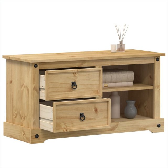 vidaXL TV-Schrank TV-Schrank Corona 100x40x52 cm Massivholz Kiefer günstig online kaufen