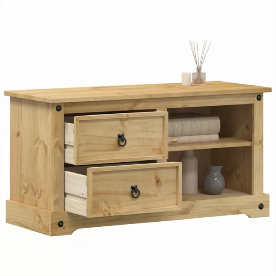 vidaXL TV-Schrank TV-Schrank Corona 100x40x52 cm Massivholz Kiefer günstig online kaufen