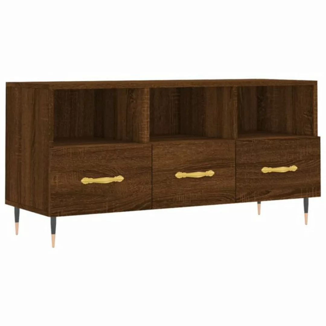 vidaXL TV-Schrank TV-Schrank Braun Eichen-Optik 102x36x50 cm Spanplatte günstig online kaufen