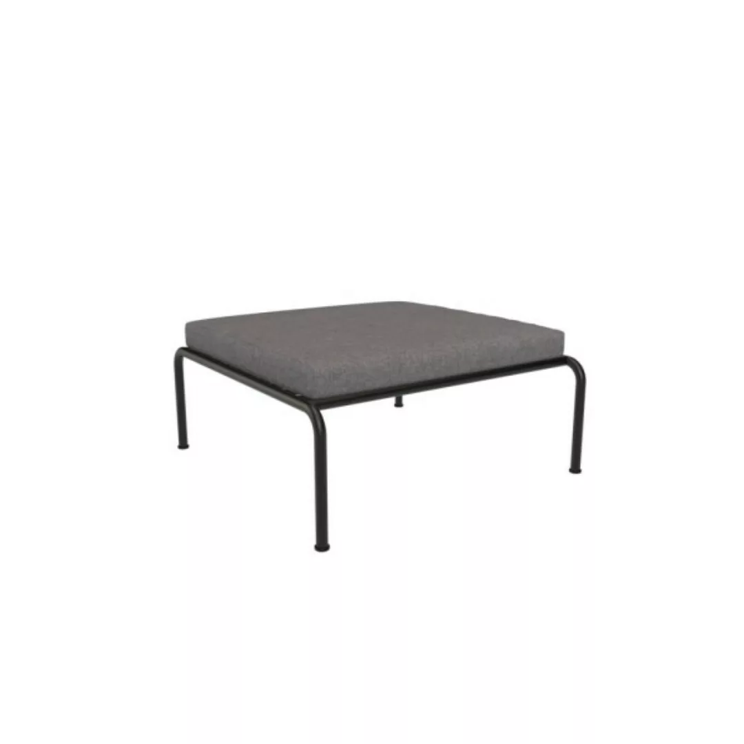 Outdoor Ottoman AVON schwarz Schiefer günstig online kaufen